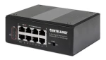 Intellinet Switch 8x Gigabit PoE+ 120 W / Switch / 8-port / 1000 Mbps / PoE-Passthrough / DIN lišta (561624)