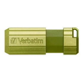 Verbatim Store 'n' Go PinStripe 32GB zelená / Flash Disk / USB-A 2.0 / čtení: 12MBs / zápis: 5MBs (49958)