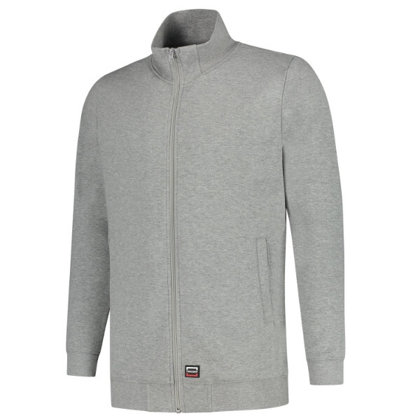 Sweat Jacket Washable 60 °C mikina unisex grey melange 2XL