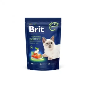 Brit Premium by Nature Cat Sterilized Salmon 800 g / Prémiové krmivo / pro dospělé kastrované kočky (8595602553099)