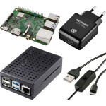 Raspberry Pi® Touch-Kit DIY Raspberry Pi® 4 B 4 GB 4 x 1.5 GHz vč. dotykového displeje, vč. pouzdra, vč. napájecího zdro