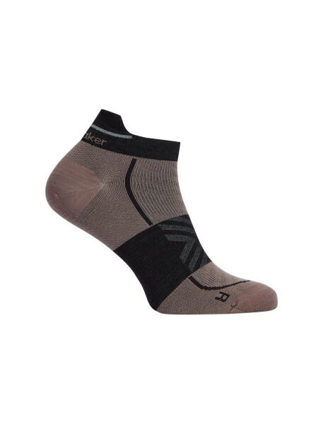 ICEBREAKER Mens Mer Run+ Ultralight Micro, Porcini/Black velikost: 44,5-46,5 (L)