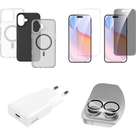 4Smarts 7in1 Value Set zadní kryt na mobil Apple iPhone 16 transparentní 1552552 541189