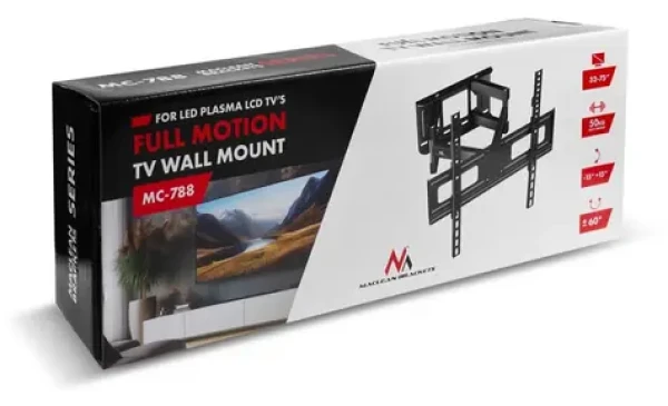 Maclean MC-788 / Nástěnný držák pro TV / 32-75" / VESA 400x400 / nosnost 50 kg (MC-788)