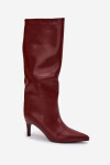 Kozačky na podpatku model 217221 Step in style 39