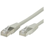 Value 21.99.0805 RJ45 síťové kabely, propojovací kabely CAT 6 S/FTP 5.00 m šedá dvoužilový stíněný 1 ks