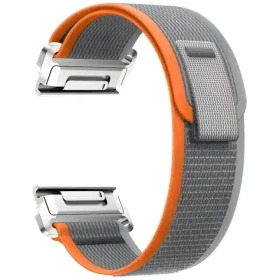 Beline Wild Patch Loop šedo-oranžová / Řemínek pro Garmin / 22 mm / Nylon (05908047991334)