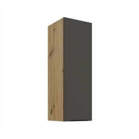 Horní skříňka Aria 30 G-90 1F Barva korpusu: Dub artisan, Barva dvířek: GR - Graphite AFM