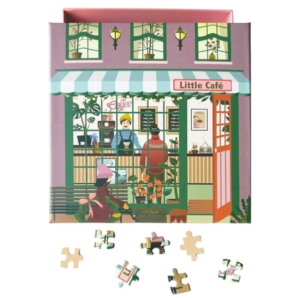 ViSSEVASSE Puzzle Little Café 150 dílků, multi barva, papír