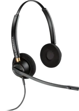 Poly EncorePro 520D černá / Náhlavní souprava / mikrofon / dvě sluchátka / USB-A (783P5AA)