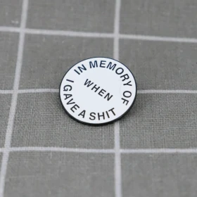 Pinarna.cz In memory of when I gave a sh*t / Na památku dob, kdy mi na tom ještě záleželo