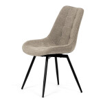 Jídelní židle, hnědá, látka, HC-T1130 CAP2