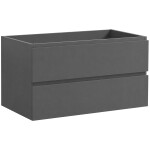 CERANO - Koupelnová skříňka pod umyvadlo Carole - antracitová - 79x48x45 CER-692779