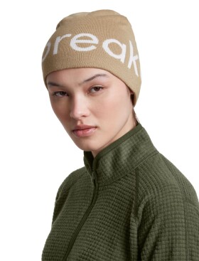 Unisex merino čepice ICEBREAKER Unisex Merino Icebreaker Beanie, Cumin/Ecru Heather