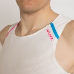 Běžecké tílko SALMING Pitea Singlet 21 White Velikost textilu: