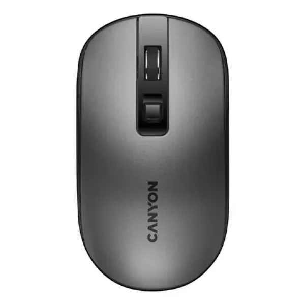 CANYON CNS-CMSW18DG_EU šedá / optická bezdrátová myš / 800/1200/1600 dpi / 4 tlačítka / USB 2.0 / 2.4GHz / 300mAh (CNS-CMSW18DG_EU)