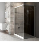 RAVAK - Blix Sprchové dveře BLRV2K 120 cm, bílá/transparentní sklo 1XVG0100Z1