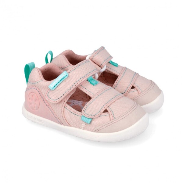 Dívčí barefoot sandály LONA BASICA BEIGE ROSA Biomecanics 262191-E032 - 26