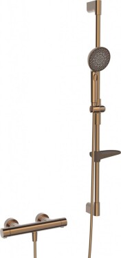 HANSA - Prisma Sprchový set s termostatem, 3 proudy, broušený bronz 4813043181