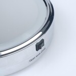 Erga Eda, LED osvětlené kosmetické zrcadlo na make-up ø20 cm, chromová, ERG-YKA-CH.EDA