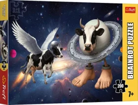 TREFL Puzzle BrainRots: Crazy Cow