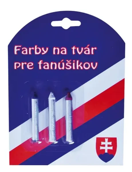 SPORTTEAM Barvy na obličej SR2 tužky 3ks (4891223070903)