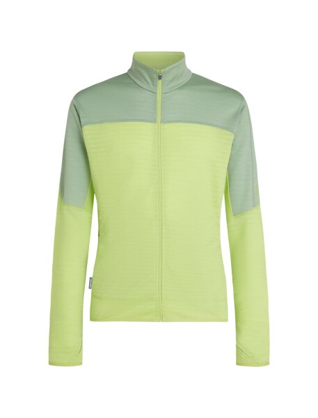 ICEBREAKER Mens 300 RealFleece Descend LS Zip, Peridot/Seaglass/Cb (vzorek) velikost: M
