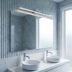 Koupelnové nástěnné LED svítidlo SWE042-1W 80 cm Chrome OSW-20142