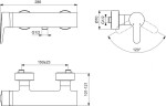 IDEAL STANDARD - Connect Blue Sprchová baterie, chrom B9924AA