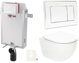 Závěsný WC set k zazdění SAT Fusion SIKOSZTORFU21 SIKOSZTORFU21