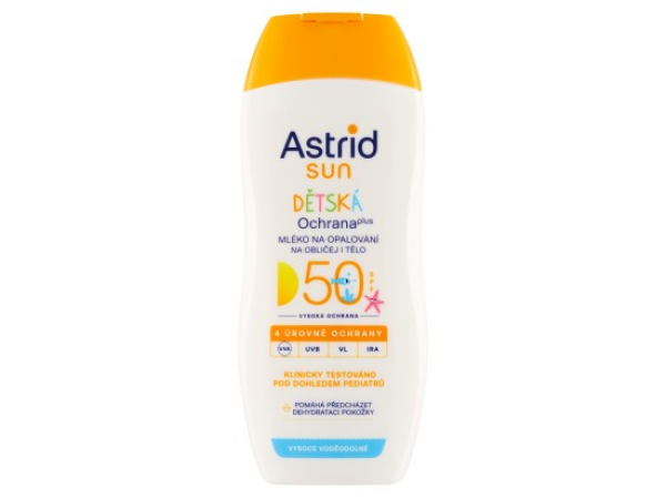 Astrid Sun Dětské mléko na opalování SPF 50 200 ml