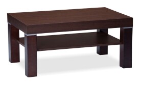 Konferenční stůl Split Barva korpusu: Bílá, Rozměry: 110 cm x 65 cm - police