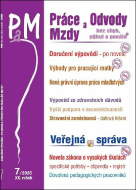 Práce a mzdy Doručení výpovědi z pracovního poměru