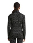 ICEBREAKER Wmns Merino 260 Tech Vertex LS Half Zip AlpGeo, Black/Snow/J (vzorek) velikost: S