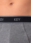 Boxerky Key MXH 222 A25 M-2XL světle šedá L