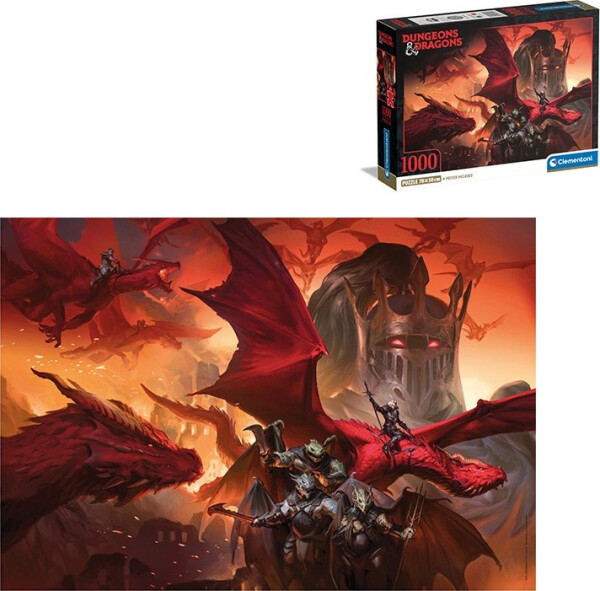Puzzle Dungeons & Dragons 1000 dílků - Clementoni