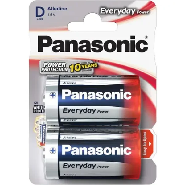 Panasonic Everyday Power D (LR20) / Alkalická baterie / 1,5 V / 2 ks (5410853047810)