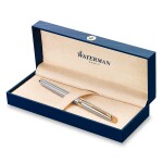 Waterman Hémisphère Stainless Steel GT - plnící pero - hrot F