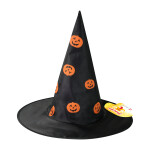 Dětský klobouk čarodějnický s dýněmi