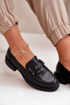 Elegantní Dámské Mokasiny Z Přírodní Kůže Černé Vinceza 91114 37