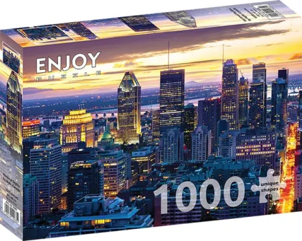 ENJOY Puzzle Noční Montreal, Kanada