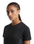 ICEBREAKER Wmns Merino 125 CL Sphe SS Tee Col Block, Black/Jet Heather/Cb (vzorek) velikost: S