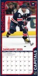 JF Turner Kalendář Washington Capitals NHL Alexander Ovechkin #8 2025 Wall Calendar