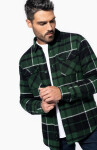 Kariban K 579 Flanelová košile s sherpa fleecovou podšívkou 20.K579 red/navy XXL