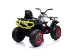 Mamido Dětská elektrická čtyřkolka 4x4 bílo-žlutá