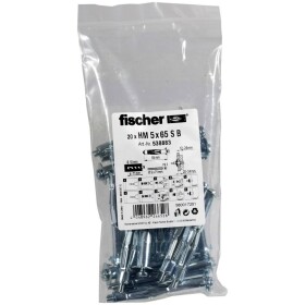 Fischer 5x65 S B hmoždinka do dutin 71 mm 538883 20 ks