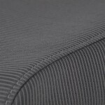 Židle kancelářská, tmavě šedá síťovina MESH, bílý plast, plastový kříž