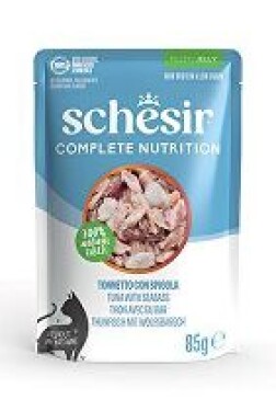 Schesir Cat kapsa Compl.Nutrit.Tuňák+moř.vlk želé 85g