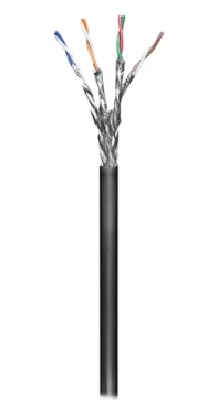 Goobay 77624 černá / Instalační kabel / CAT6 / S/FTP / venkovní (77624)
