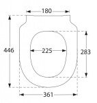 VILLEROY & BOCH - Subway 3.0 WC sedátko, softclose, CeramicPlus, Stone White 8M42S1RW